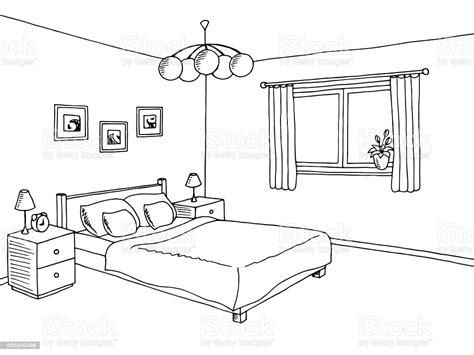 Clipart Bedroom Outline