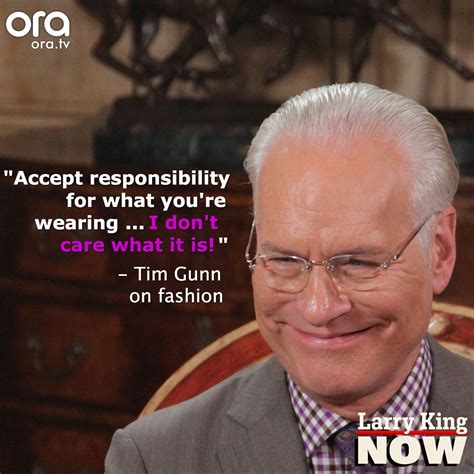 Tim Gunn Wants You To Own Your Own Style Larrykingnow Define Personal Style Tim Gunn