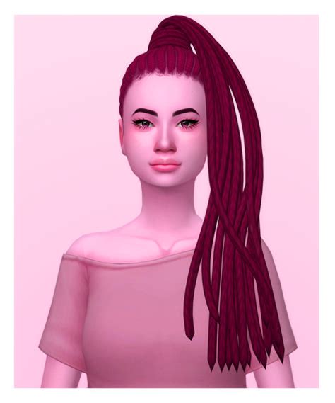 Sims 4 Mm Cc Sims 2 Space Buns Hair Braided Bun Ts4 Cc Sorbet