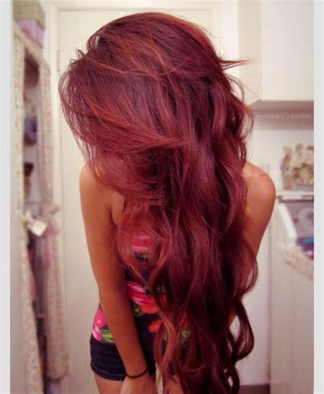 Cherry Coke Red Love This Hair Color Musely