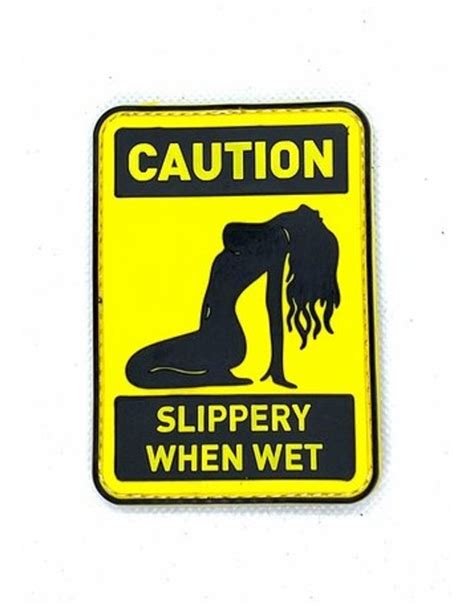 Slippery When Wet Patch Surplus Militaire Pont Rouge