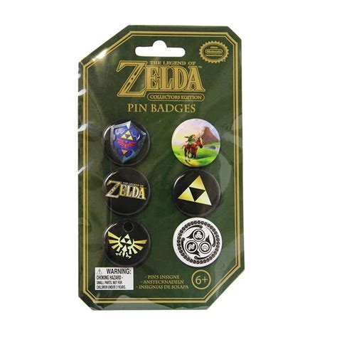 Buy Official The Legend Of Zelda Collectors Edition Pin Badges Game