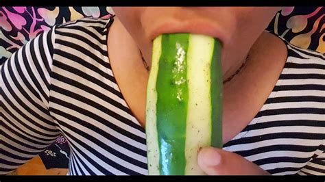 Eating A Cucumber Asmr Youtube