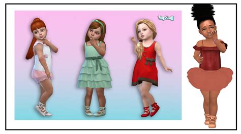 Sims 4 Toddler Cc — Ilovesaramoonkids Beautiful B A L L E