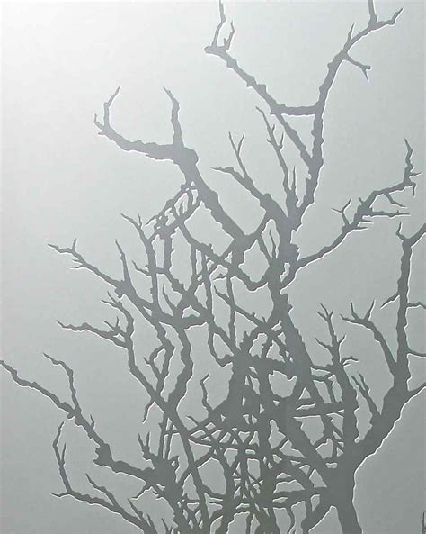 Frosted Glass Tree Sans Soucie Art Glass