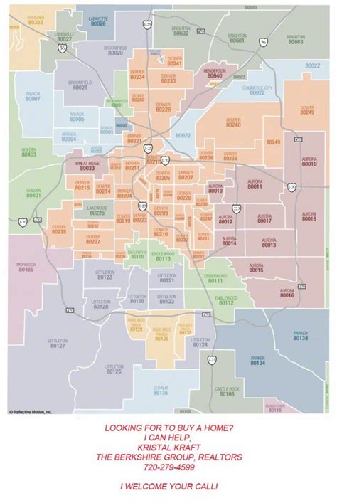 Pueblo Colorado Zip Codes Map