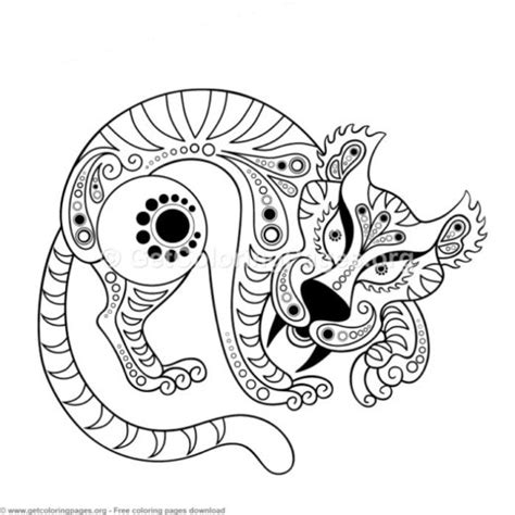 36+ chinese zodiac coloring pages for printing and coloring. chinese zodiac animals coloring pages - GetColoringPages.org