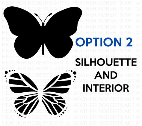 Layered Butterfly Svg Butterfly Svg Butterfly Silhouette Etsy