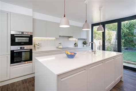 Perfect Fit Kitchens And Interiors Matt White Handless Kitchen Modern