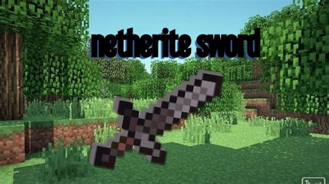 As expected, netherite items have higher durability than diamond items, but they can also float in lava and they don't burn, which is a huge plus. How to make a netherite sword in minecraft - YouTube