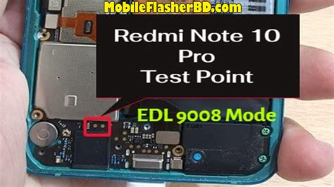 Redmi Note Pro EDL Mode Test Points Reboot Into EDL Mode