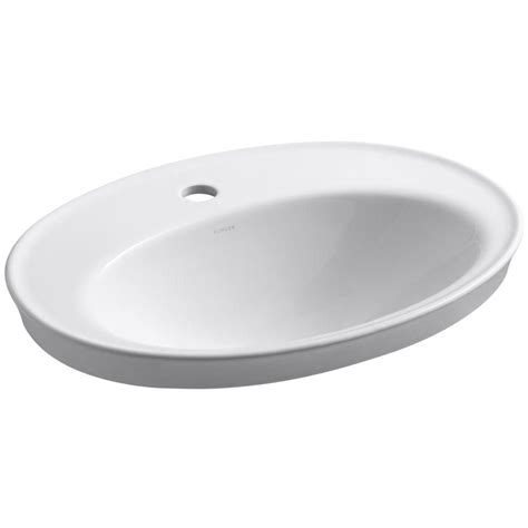 Pickup at store eligible (6). KOHLER "Serif" Drop-in Bathroom Sink (White=K-2075-1-0 ...