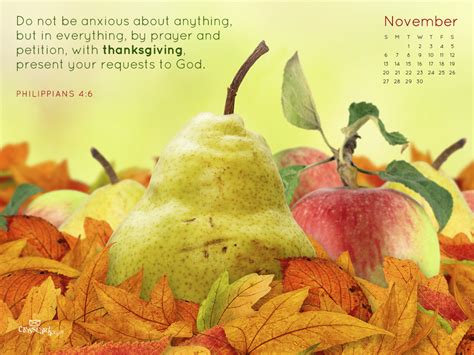 November 2011 - Phil. 4:6 Desktop Calendar- Free Monthly Calendars ...