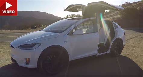 2017 Tesla Model X P90d Review Video Performancedrive
