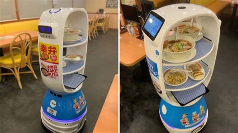 Japans Ramen Chain Kourakuen Deploys Non Contact Robot Food Server