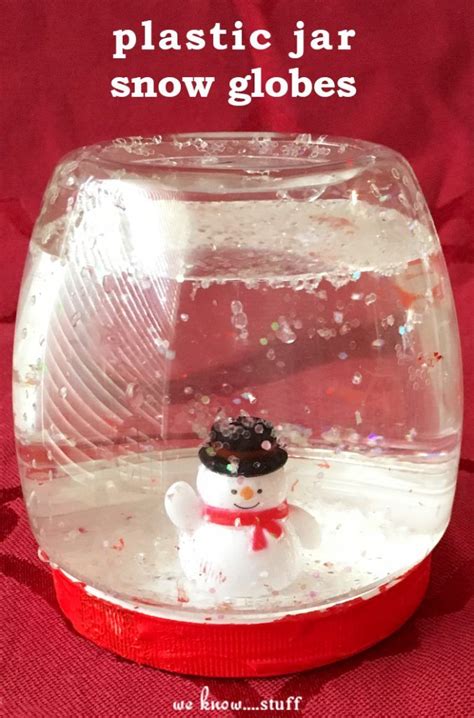 Plastic Jar Snow Globes For Kids Snow Globe For Kids Kids Globe