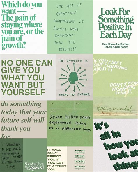 From Self Care To Gratitude Quotes Check Out These Green Aesthetic