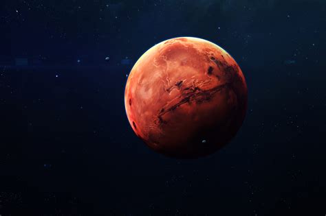 Mars High Resolution Beautiful Art Presents Planet Of The Solar