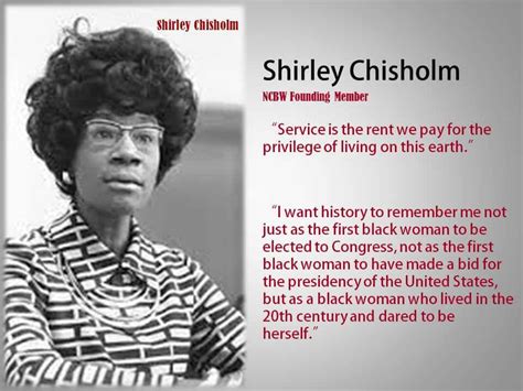 Throughout Her Political Career Chisholm Fought For