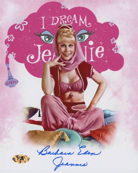barbara eden signed i dream of jeannie 8x10 photo inscribed jeannie mab hologram