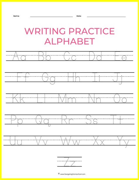 Tracing Letters Of The Alphabet Free Printables Photos