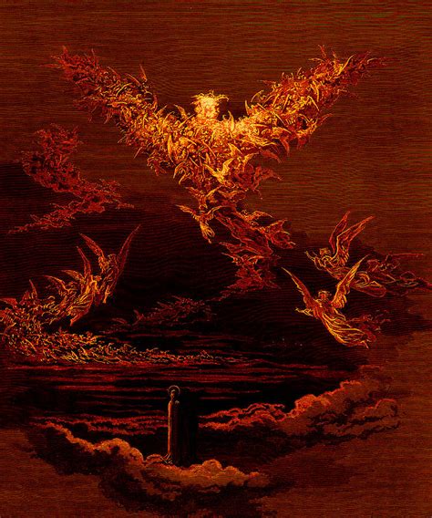 The Vision Of The Sixth Heaven Painting By Gustave Dore