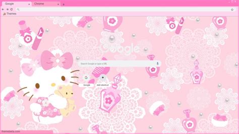 Sakura Hello Kitty 🍧🍥🌸 Chrome Theme Themebeta