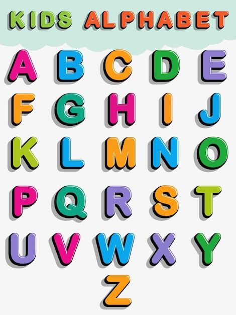Abcd Letters Images Clipart
