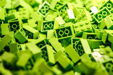 Browse Free Hd Images Of A Pile Of Lime Green Lego Blocks