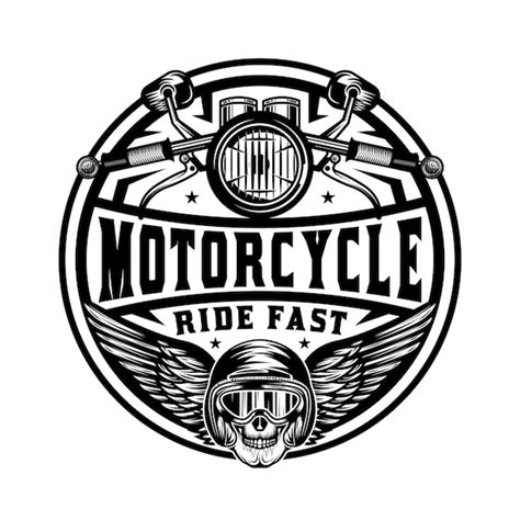 Premium Vector Vintage Motorcycle Repair Logo