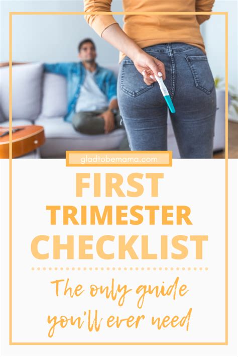 The Ultimate First Trimester Checklist Artofit