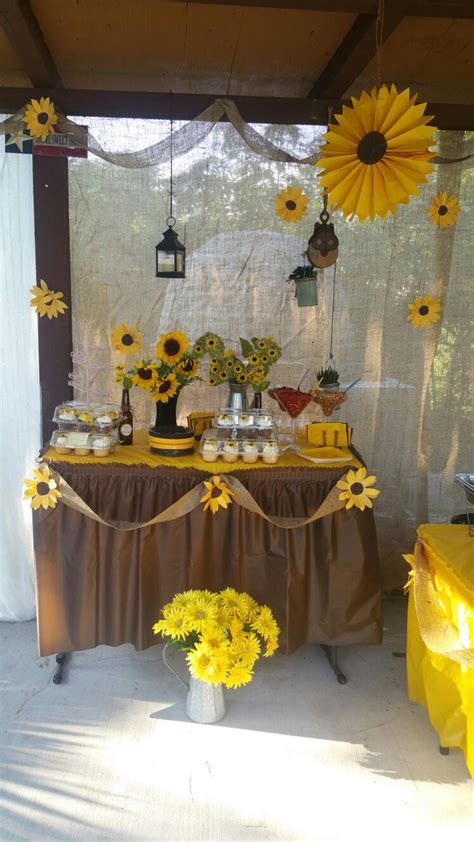 Pin On Sunflower Party Theme