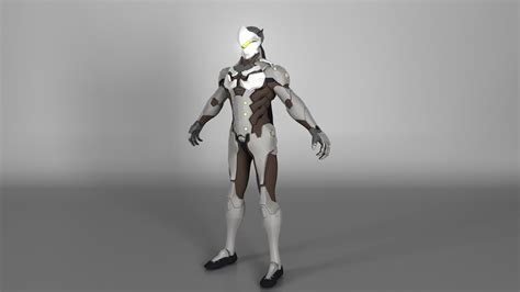 Thành Nguyễn 3d Character Model Genji Overwatch