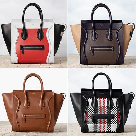 Handbags are not only functional but also plays a role of being part of a statement outfit. Celine fall winter 2013 handbag collection | Bags, Branded ...
