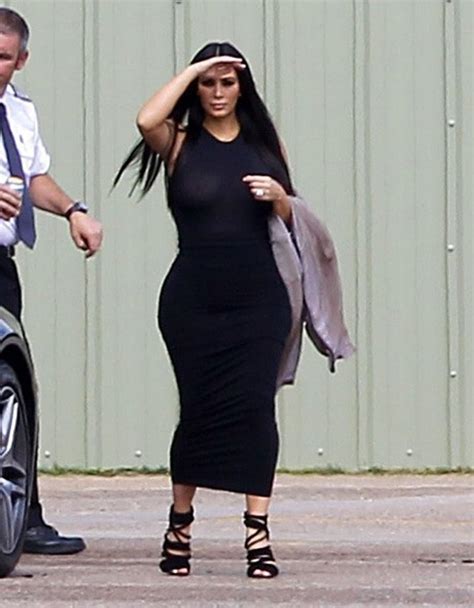 Kim Kardashians Sheer Dress At Glastonbury Popsugar Fashion Photo 5