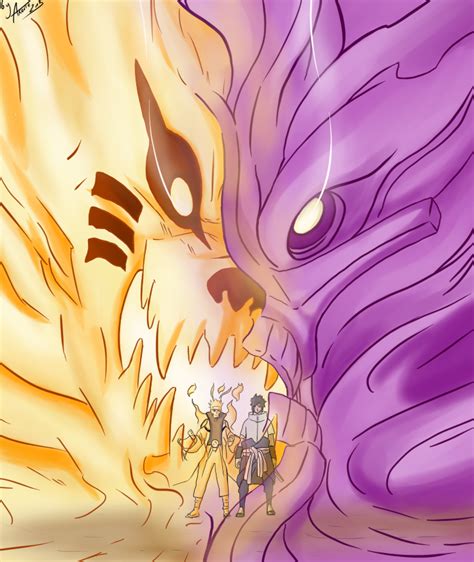 Susanoo Kyuubi By Axone213 Naruto Shippuden Characters Naruto And