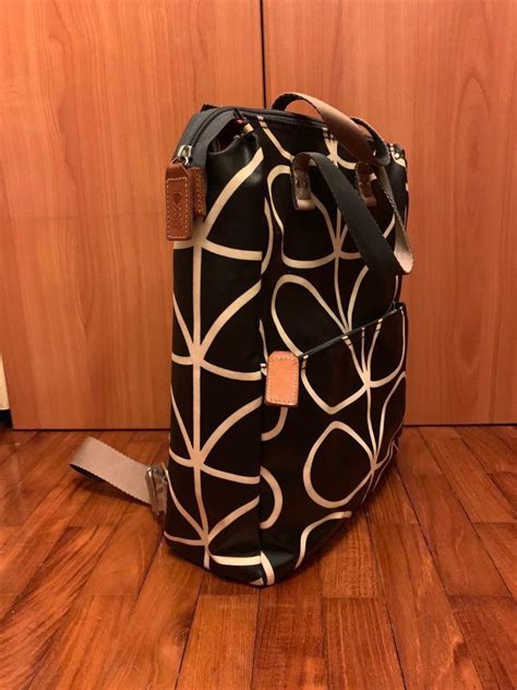 Orla Kiely Large Linear Stem Backpack Women S Fashion Bags Wallets Backpacks On Carousell