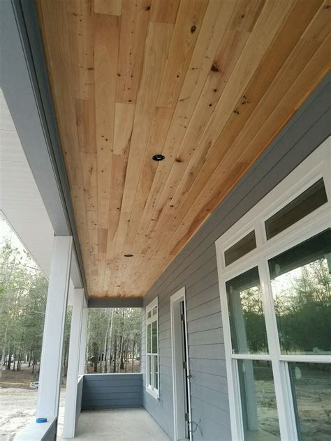 Porch Wood Ceilings House Exterior Porch Remodel House With Porch