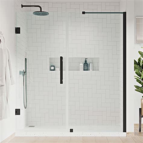 Ove Decors Endless TP0160400 Tampa-Pro, Alcove Frameless Hinge Shower