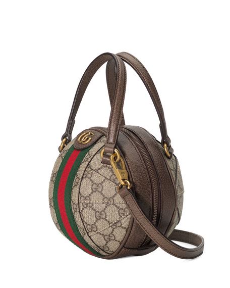 Gucci Ophidia Mini GG Sphere Top-Handle Bowler Bag ...