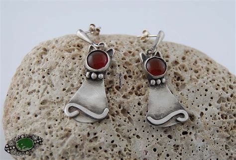 Silver Carnelian Earrings Carnelian Earrings My Jewellery
