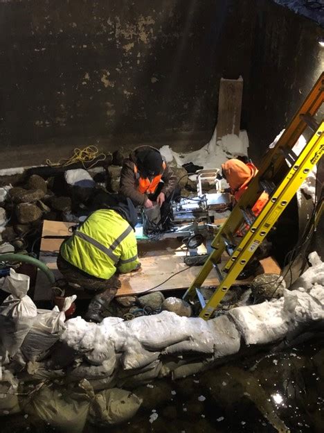 Minnesota Reinforced Concrete Pipe Inspection In Dead Of Winter
