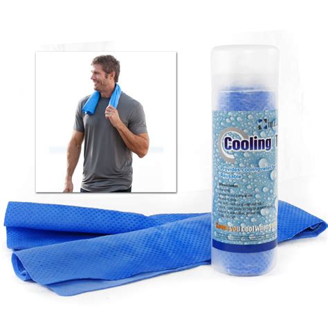 Instant Cooling Towel Provides Cooling Relief For Hours Works Year
