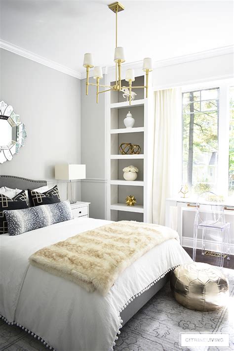 Utilizing small bedrooms teenagers interior. GLAM TEEN GIRL BEDROOM MAKEOVER REVEAL - CITRINELIVING
