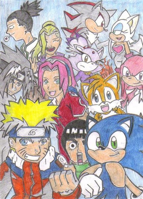 Naruto Crossover Fan Arts Sonic Crossover Wattpad