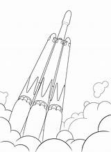 Coloring Colouring Rocket Space Ship Waiting Plate While Hope sketch template