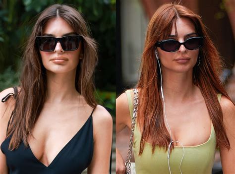Emily Ratajkowski Debuts Fiery New Red Hair Color Market Research Telecast