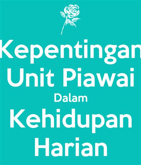 Apakah hikmah diharuskan insurans dalam islam? Kepentingan Unit Piawai Dalam Kehidupan Harian Poster ...