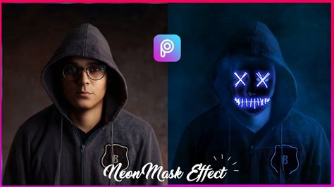 🌠new Neon Mask Hacker Editing In Picsart 2021 Picsart Tutorial 2021