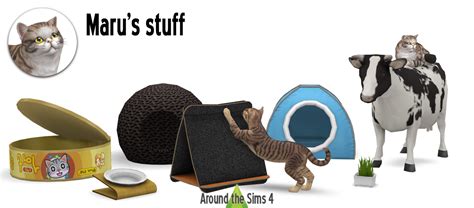 Around The Sims 4 Custom Content Download Maru The Cats Stuff